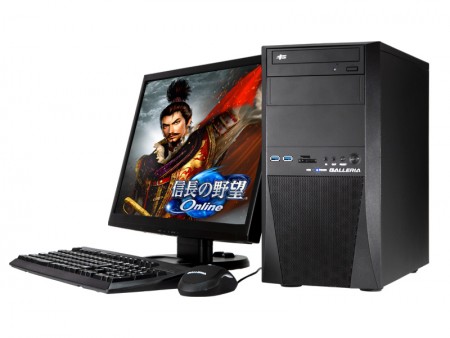 ドスパラ、MMORPG「信長の野望 Online」推奨ミニタワーPC 2機種発売
