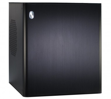 アルミパネル採用のCube型ケース、Inter-Tech「E-D3 Black」「E-D5 Black」