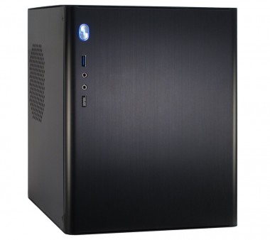 アルミパネル採用のCube型ケース、Inter-Tech「E-D3 Black」「E-D5 Black」