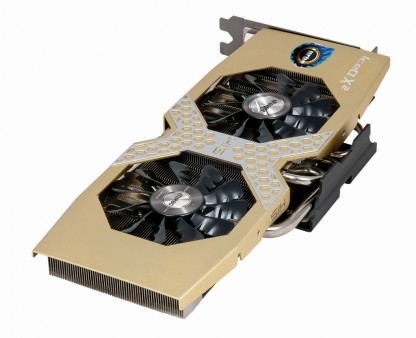 ゴールドカラーのRadeon R9 290X OC、HIS「R9 290X iPower IceQ X2 Turbo」正式リリース