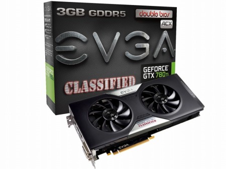 EVGA、ベース1,020MHzのスーパーOC版GeForce GTX 780 Ti「Classified」モデルなど2種発売