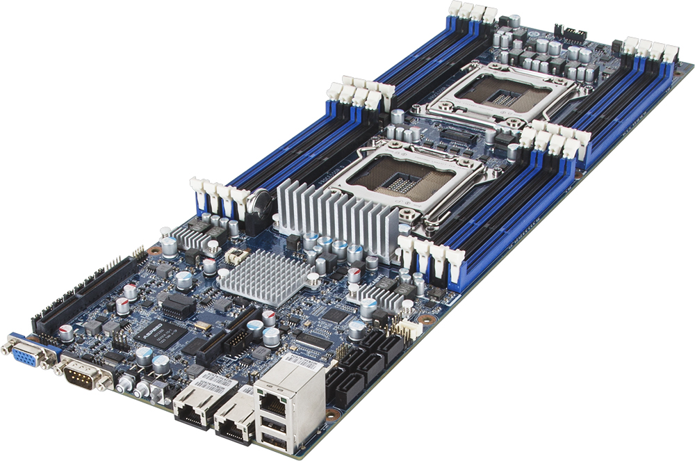 16DIMM、Xeon E5-2600 v2対応のデュアルCPUマザーボード 16DIMM、Xeon E5-2600 v2対応のデュアルCPUマザーボード