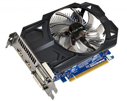 GIGABYTE、奥行185mmのGeForce GTX 750グラフィックスカード「GV-N750OC-2GI」