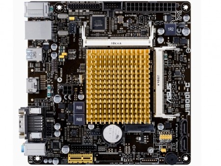 TDP10WのCeleron J1800搭載ファンレスMini-ITXマザーボード、ASUS「J1800I-C」発売