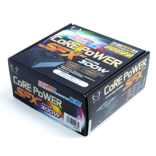 サイズ、コストパフォーマンスに優れた容量300WのSFX電源「CORE POWER SFX300W」発売