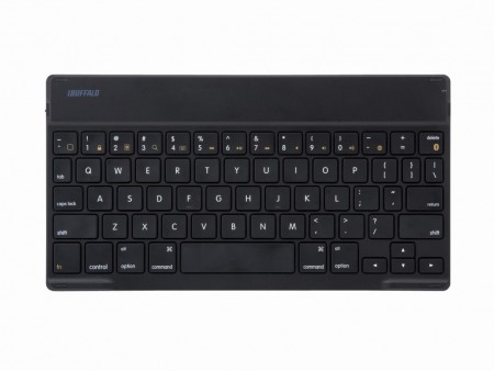 携帯性バツグンな最薄部4.5mmのBluetoothキーボード、バッファロー「BSKBB24BK」4月下旬発売