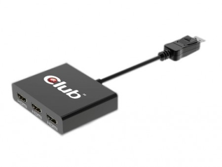 Club3D、DisplayPortに複数ディスプレイを接続できる「MST Hub」3種をリリース