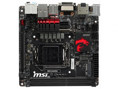 MSI、Intel B85搭載の極小ゲーミングマザー「B85I GAMING」などMini-ITXモデル2製品を明日から発売