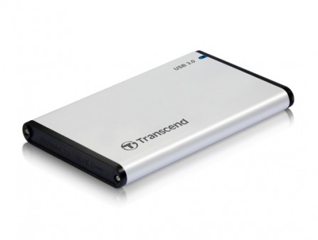 トランセンド、USB3.0対応のアルミ製ポータブルHDDケース「StoreJet 2.5 SATA（USB 3.0）」