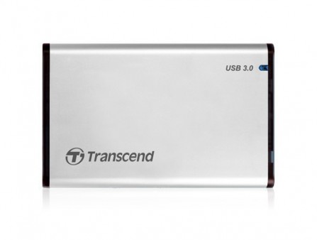 トランセンド、USB3.0対応のアルミ製ポータブルHDDケース「StoreJet 2.5 SATA（USB 3.0）」
