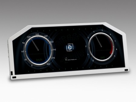 ジャパンディスプレイ、コックピットデザインを可能にするインパネ向け12.3インチ液晶発表