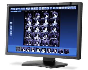 4Mピクセル表示に対応する29.8インチ液晶ディスプレイ、米NEC「MD302C4」