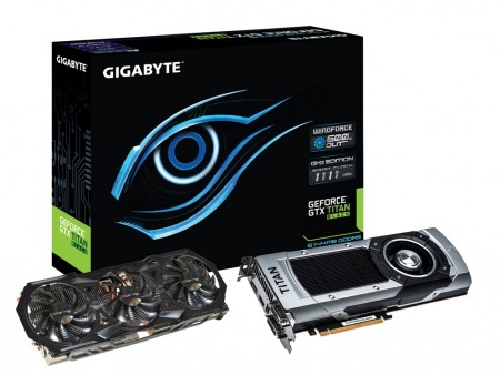 交換用「WINDFORCE 3X」同梱のOC版GTX TITAN Black、GIGABYTE「GV-NTITANBLKGHZ-6GD-B」