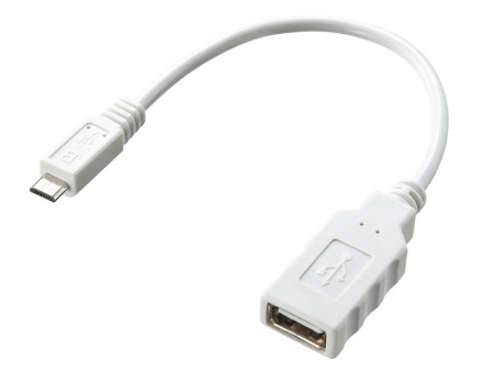 USBホスト機能に対応する変換アダプタケーブル、サンワサプライ「AD-USB18」シリーズ