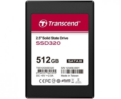最大560MB/secの2.5インチSSD、トランセンド「SSD320」シリーズに512GBモデル登場