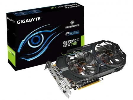 CFD、2連ファン仕様のGTX 760OCモデルGIGABYTE「GV-N760WF2OC-2GD」発売