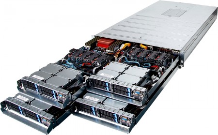 8プロセッサを内蔵できる4ノード収納型2Uサーバー、GIGABYTE「GS-R22PDT」