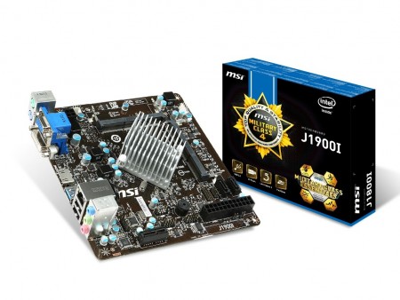 MSI、TDP10Wの“Bay Trail-D”ことCeleron J1900オンボードのMini-ITXマザー「J1900I」明日発売