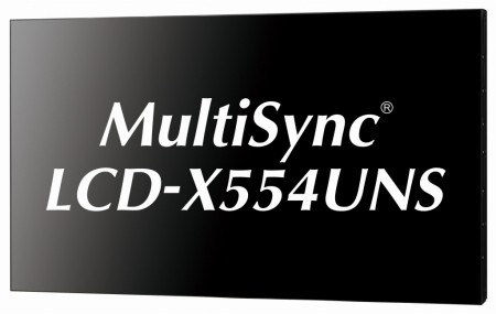 NEC、ベゼル厚3.5mmのマルチスクリーン向け55インチ液晶「MultiSync LCD-X554UNS」
