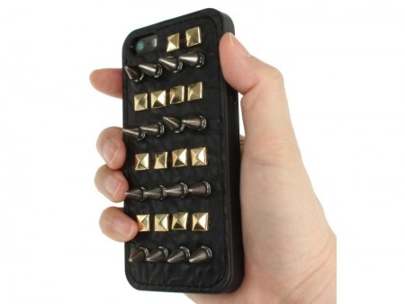 尖ったデザインでiPhoneを守る「ロック・パンク風デザイン保護ケース」上海問屋から