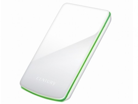 センチュリー、3ステップ組込のUSB3.0対応モバイルHDDケース「1分BOX2.5 USB3.0 GREEN LINE」