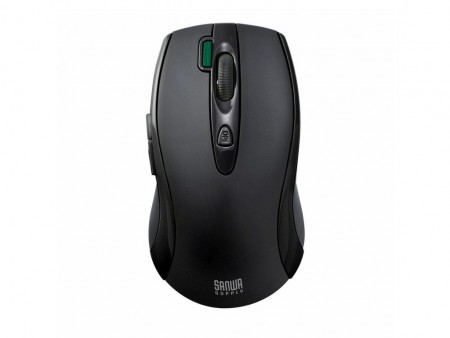 バッテリーフリーで軽量70g。マウスパッドから給電する無線マウス、サンワサプライ「MA-WHNB4BK」