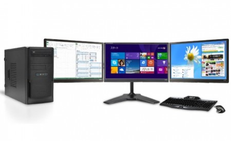 パソコン工房PROシリーズ、マルチディスプレイ同梱のミニタワーBTO 2種発売