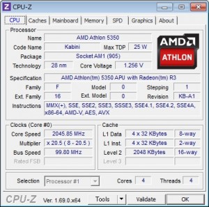 【Socket FS1b/AM1】AMD Athlon 5350