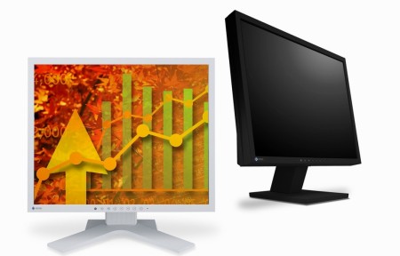 視野角の広いIPSパネルを採用する19インチスクエア液晶、EIZO「FlexScan S1933」