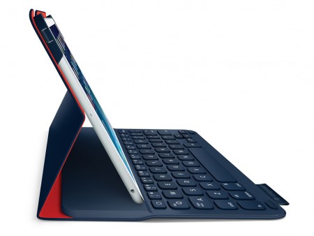 ロジクール、iPad Air専用二つ折り保護カバー＆スタンド付キーボード全3色5月発売