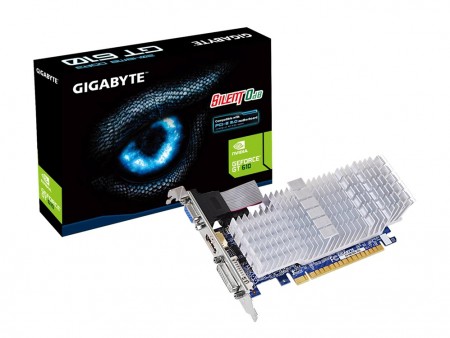 2GBメモリ標準のファンレスGeForce GT 610、GIGABYTE「GV-N610SL-2GL」