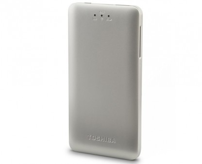 モバイル端末からアクセスできるワイヤレスポータブルSSD、東芝「Canvio AeroMobile」