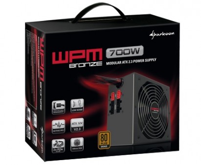 コスト重視のセミプラグイン式BRONZE電源、SHARKOON「WPM Bronze」シリーズ