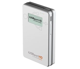 2.5インチHDD/SSDをクラウドストレージ化できるポータブルHDDケース、アクト・ツー「iUSBportHD」