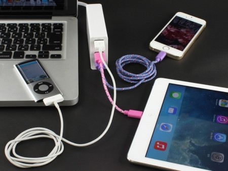 スマホもタブレットもまとめて充電。5連装ポート搭載のUSB充電器が上海問屋から