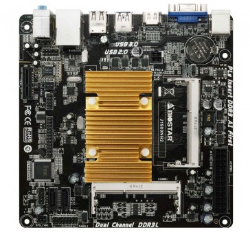 4コアSoC、Celeron J1900搭載のファンレスMini-ITX、BIOSTAR「J1900NH2」