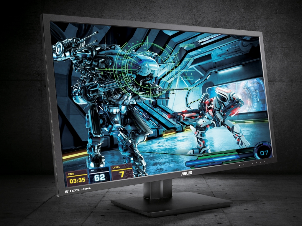 売価約8万円の1ms/60Hz対応4Kディスプレイ、ASUS「PB287Q」5月下旬発売