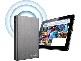 DropboxやGoogle DriveとシンクロできるポータブルワイヤレスHDD、Seagate「Wireless Plus」