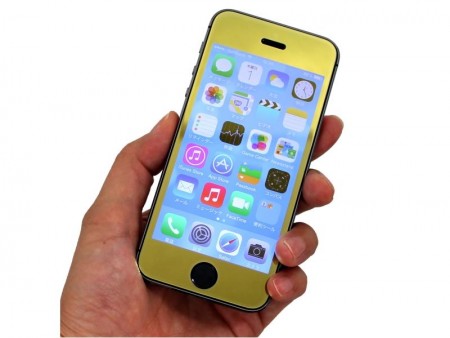 上海問屋、画面OFFで手鏡になるミラーコート仕様のiPhone用強化ガラスを発売