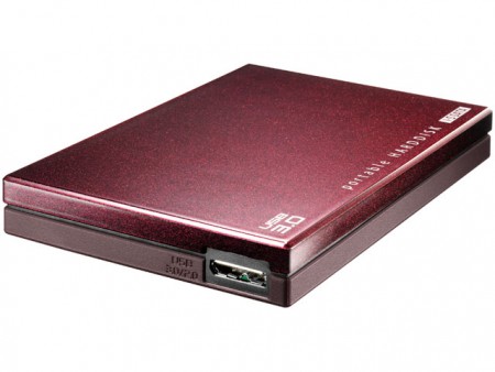 アイ・オー・データ、厚さ14mmの超薄型ポータブルHDD「超高速カクうす/Lite」に2TBモデル追加