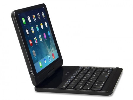 画面がくるっと回転。iPad mini一体型のBluetoothキーボード「Bookey 360」がJTTから発売