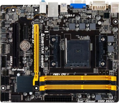 コンパクト基板採用のA88X搭載MicroATXマザーボード、BIOSTAR「A88MQ」