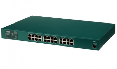 PoE給電機能を備えた24ポートギガビットスイッチングハブ、パナソニック「Switch-S24GPWR」