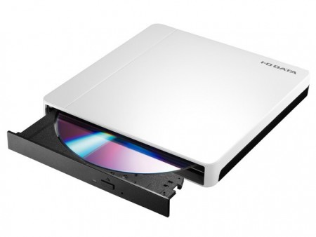 CDケース2枚分の薄型・軽量ポータブルDVDドライブ、アイ・オー・データ機器「DVRP-U8N」シリーズ