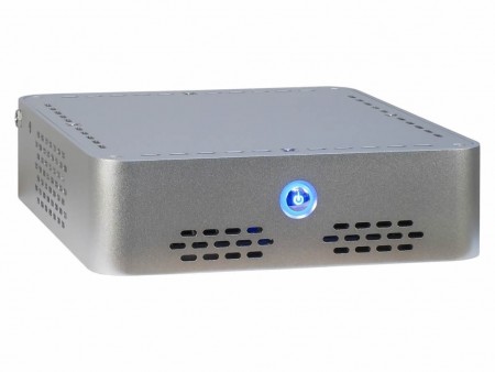 厚さ3.5mmのアルミニウム製コンパクトMini-ITXケース、Inter-Tech「Q-6 Silver」