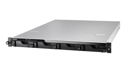6TB HDDをサポートする1Uラックマウント型4ベイNAS、ASUSTOR「AS-204RS」