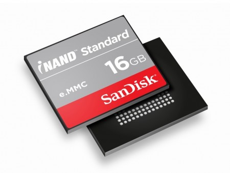 SanDisk、TLC NANDを採用する組み込み向けフラッシュメモリ「iNAND Standard」