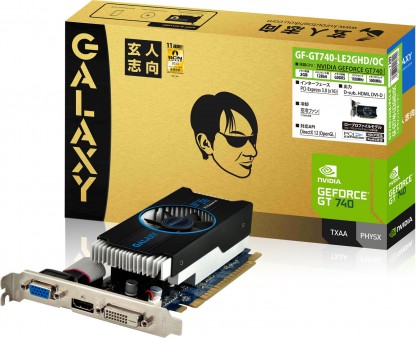 玄人志向、GeForce GT 740搭載のロープログラフィックスカード「GF-GT740-LE2GHD/OC」など2種