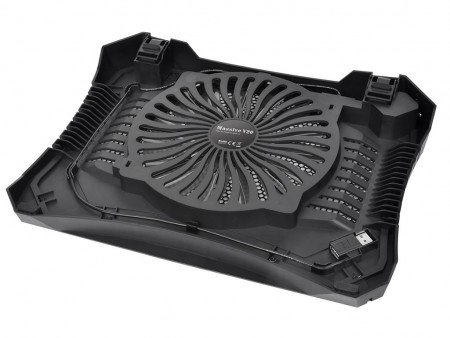10～17インチまで対応する200mmファン搭載ノートPCクーラー、Thermaltake「Massive V20」