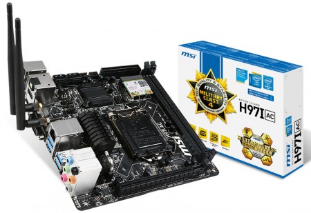 MSI、Intel 9シリーズ採用のMini-ITXマザーボード「Z97I AC」「H97I AC」発売